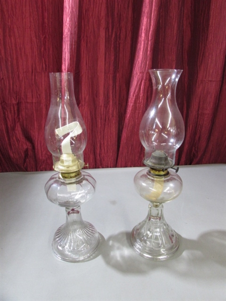 VINTAGE OIL LAMPS