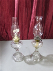 VINTAGE OIL LAMPS