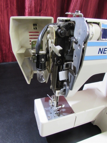 NECCHI HEAVY DUTY FREE ARM SEWING MACHINE - NO POWER CORD