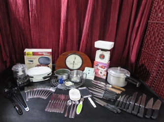 MIRRO PRESSURE COOKER, HAMILTON BEACH CONTACT GRILL, CUISINART CHOPPER & MORE