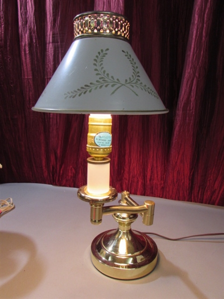 THREE VINTAGE LAMPS