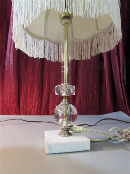 THREE VINTAGE LAMPS