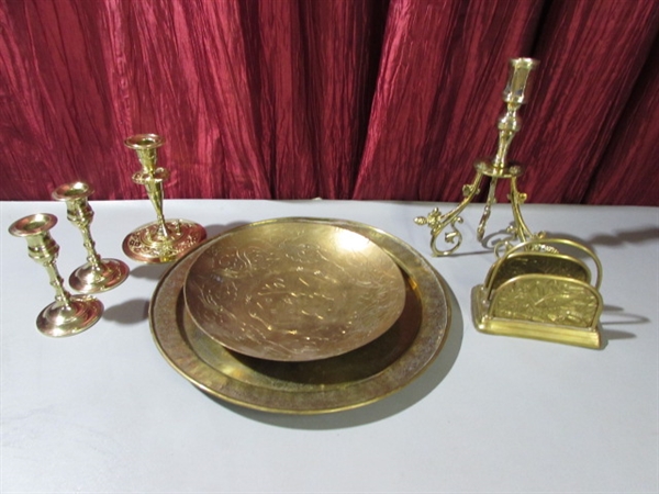 ANTIQUE/VINTAGE BRASS PIECES