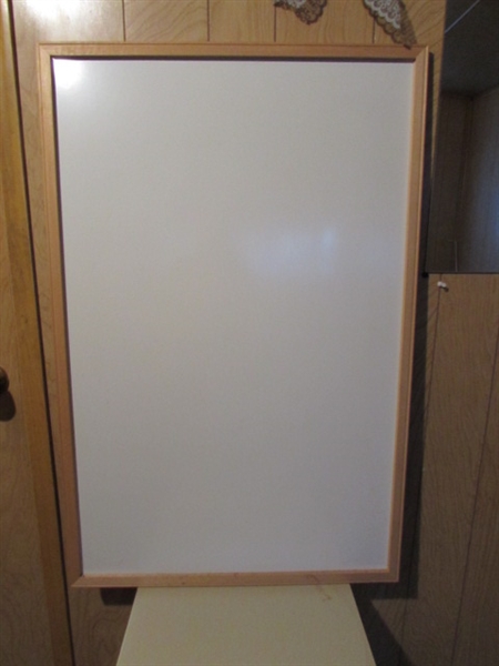 2-DRAWER FILING CABINET, MINI PAPER SHREDDER & WHITE BOARD *LOCATED OFF SITE #3*