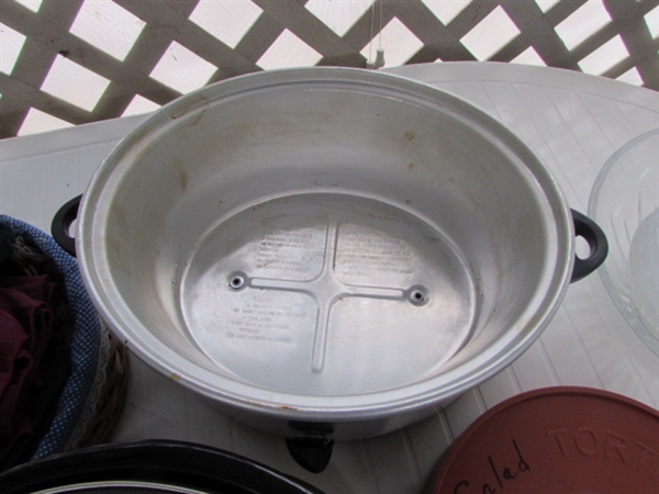 HAMILTON BEACH SLOW-COOKER, CORELLE DINNERWARE, LAZY SUSANS & MORE