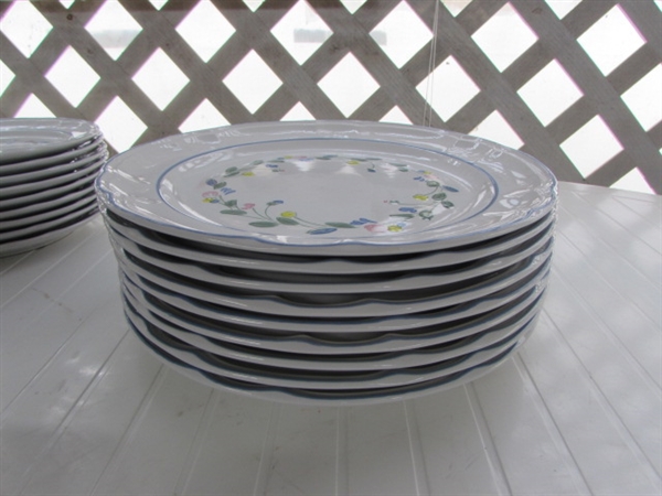 FLORAL EXPRESSION DINNERWARE PIECES, CAMBRIDGE FLATWARE & MORE