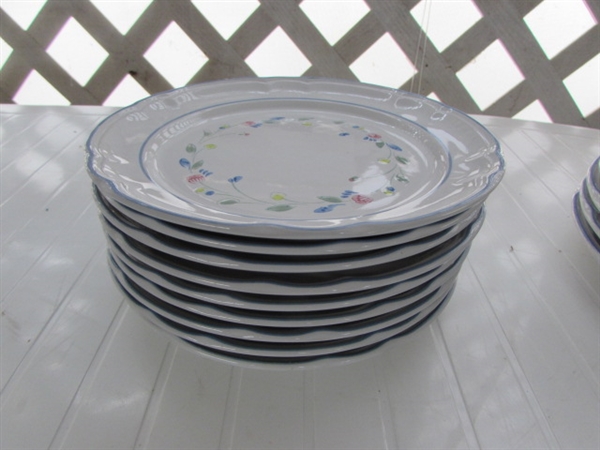 FLORAL EXPRESSION DINNERWARE PIECES, CAMBRIDGE FLATWARE & MORE