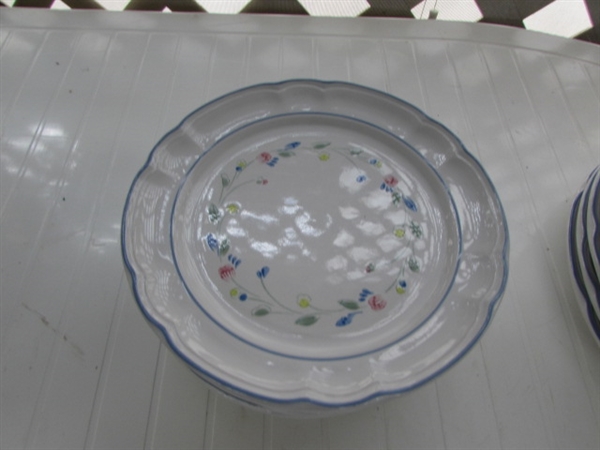 FLORAL EXPRESSION DINNERWARE PIECES, CAMBRIDGE FLATWARE & MORE