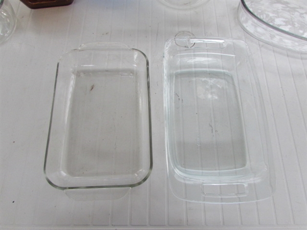 PYREX, FIRE-KING & VISION WARE BAKING DISHES