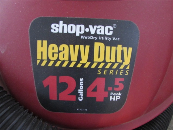 12-GALLON SHOP VAC *LOCATED OFF SITE #3*