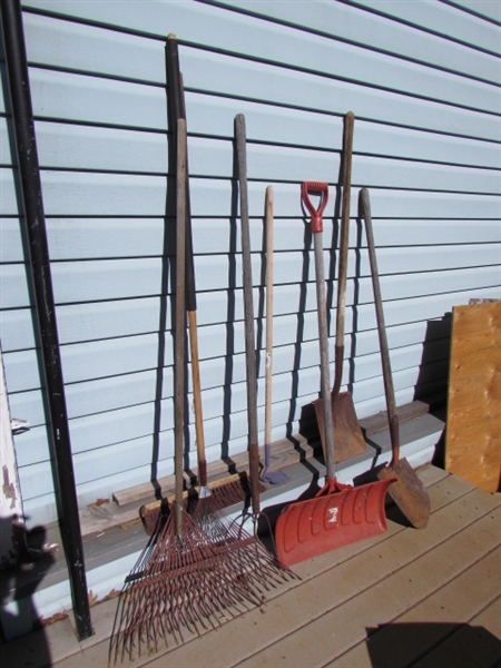 SHOVELS RAKES & MORE *LOCATED OFF SITE #3*