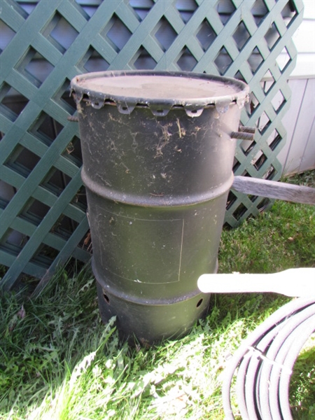WHEELBARROWS, SMOKER, PLANTER, PLANT STAKES, MAIL BOX & MORE *LOCATED OFF SITE #3*