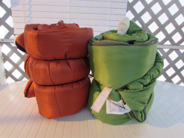 2 NYLON SLEEPING BAGS *LOCATED OFF SITE #3*