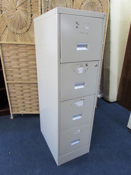 4 DRAWER HANGING FILE FILING CABINET