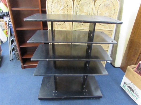 5 SHELF ROLLING DISPLAY UNIT