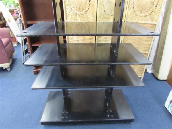 5 SHELF ROLLING DISPLAY UNIT