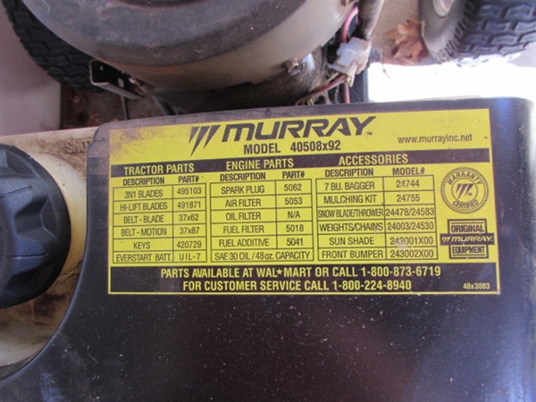 Murray 495103 online