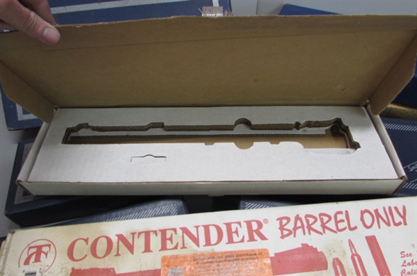 EMPTY SMITH & WESSON REVOLVER BOXES & .45 BARREL BOXES
