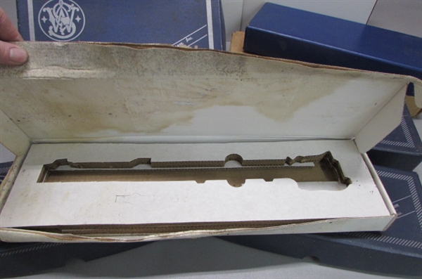 EMPTY SMITH & WESSON REVOLVER BOXES & .45 BARREL BOXES