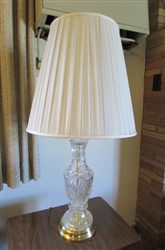 PRESSED GLASS TABLE LAMP