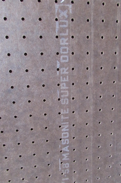 7 SHEETS OF 2' X 4' PEGBOARD