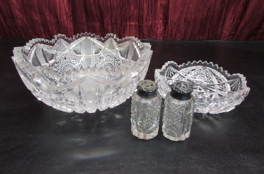 BEAUTIFUL CUT LEAD CRYSTAL BOWLS AND MORE