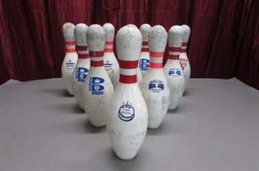 10 AUTHENTIC RETIRED BOWLING PINS