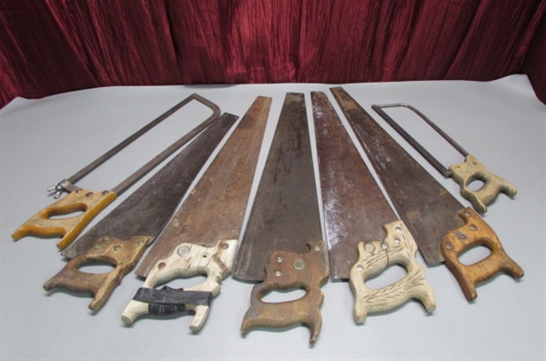 VINTAGE HAND SAWS