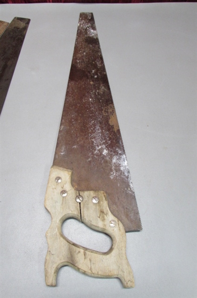 VINTAGE HAND SAWS