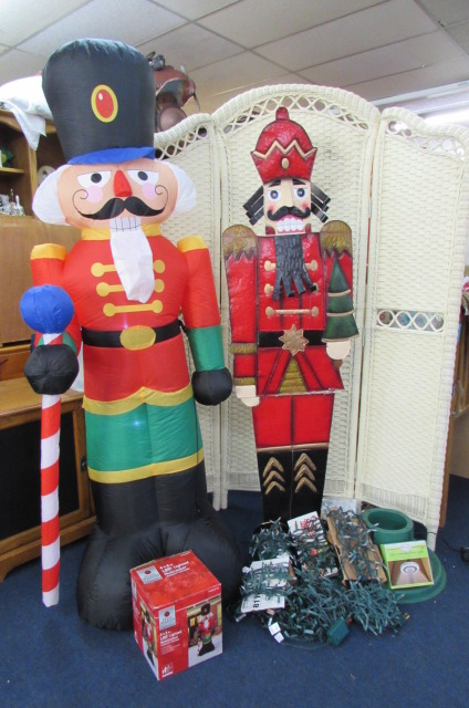 giant blow up nutcracker