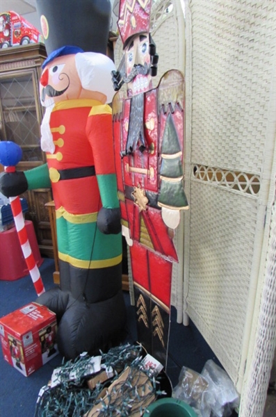giant blow up nutcracker