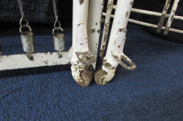 ANTIQUE CAST IRON CRIB PARTS FOR THE DIYer