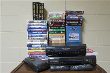 PANASONIC VCRS, DISNEY MOVIES & MORE