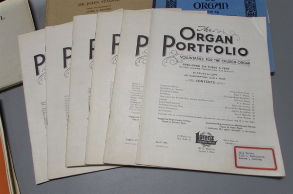 PIANO & ORGAN SHEET MUSIC