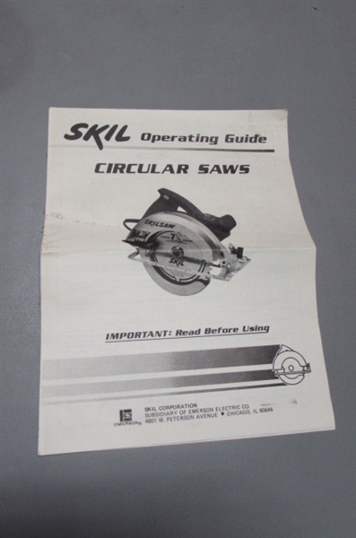 SKIL 7 1/4 CIRCULAR SAW