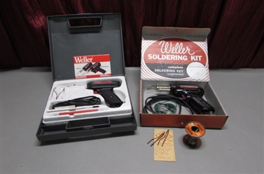 2 WELLER SOLDERING IRON KITS