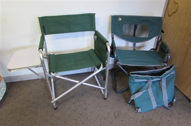 2 FOLDING CAMP CHAIRS