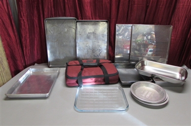 PYREX PORTABLES, COOKIE SHEETS, CAKE PANS & MORE