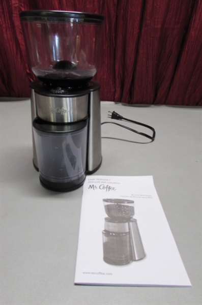 WEST BEND SLOW COOKER, MR. COFFEE COFFEE GRINDER & TIGER AIR POT