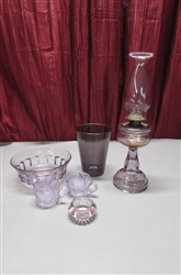 BEAUTIFUL VINTAGE PURPLE GLASS