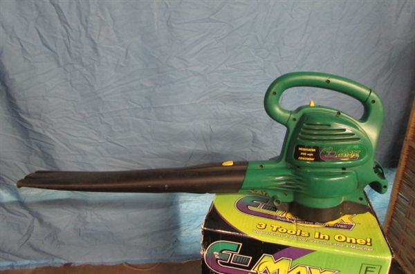 WEED EATER E-MAX SUPER ELECTRIC BLOWER/ VAC