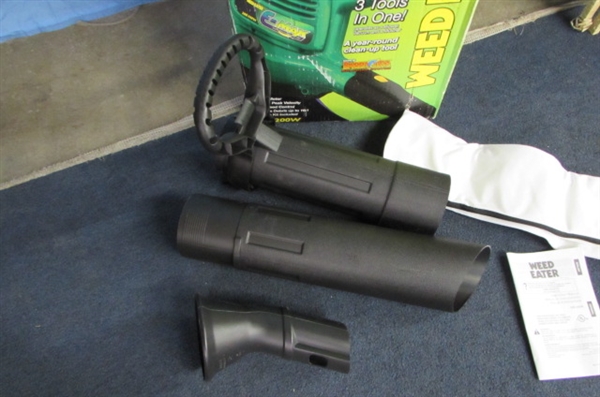 WEED EATER E-MAX SUPER ELECTRIC BLOWER/ VAC