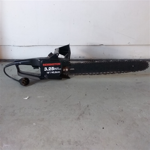 ELECTRIC CHAINSAW AND HEDGE TRIMMER