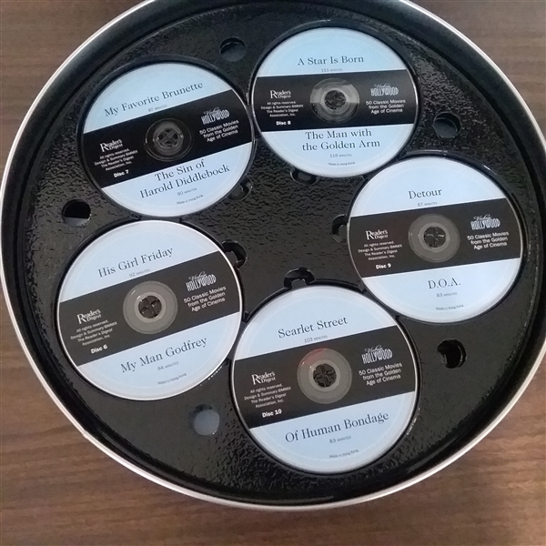 VINTAGE HOLLYWOOD CLASSIC MOVIE COLLECTION ON DVD