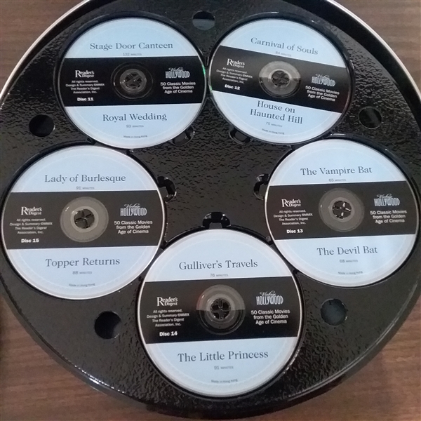 VINTAGE HOLLYWOOD CLASSIC MOVIE COLLECTION ON DVD