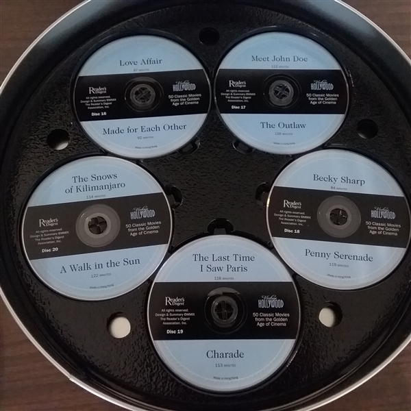 VINTAGE HOLLYWOOD CLASSIC MOVIE COLLECTION ON DVD