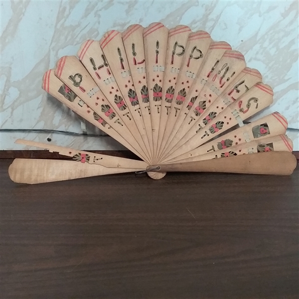 COLLECTION OF HAND FANS