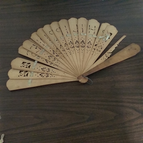 COLLECTION OF HAND FANS