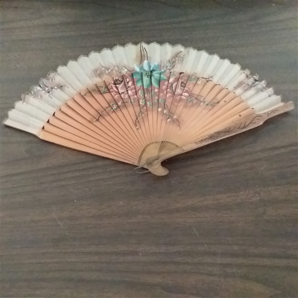 COLLECTION OF HAND FANS