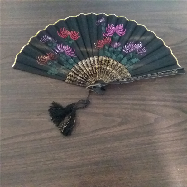 COLLECTION OF HAND FANS